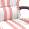 Chaise de jeu pivotante Blanc et rose Similicuir 632578632578