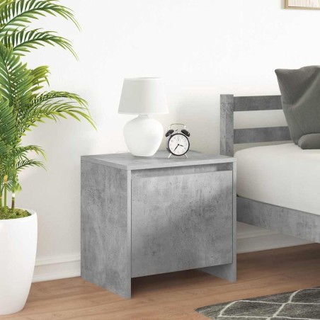 Tables de chevet 2pcs gris béton 45x34x44,5cm bois d’ingénierie 632582632582