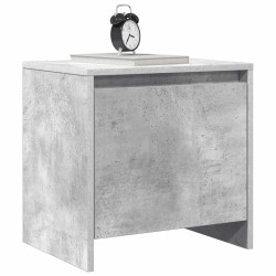 Tables de chevet 2pcs gris béton 45x34x44,5cm bois d’ingénierie 632582632582
