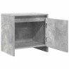 Tables de chevet 2pcs gris béton 45x34x44,5cm bois d’ingénierie 632582632582