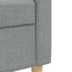 Ensemble de canapés 2 pcs gris clair tissu 632584632584
