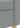 Ensemble de canapés 2 pcs gris clair tissu 632584632584