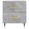 Tables de chevet 2pcs gris béton 40x35x47,5cm bois d’ingénierie 632585632585