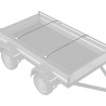 Support de bâche pour remorques 2 pc Argenté 102-155 cm 632586632586