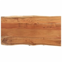 Dessus de table 80x40x2,5 cm rectangulaire bois massif acacia 632588632588