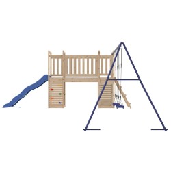 Aire de jeux d'extérieur bois de pin massif 632589632589