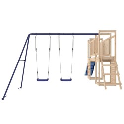 Aire de jeux d'extérieur bois de pin massif 632589632589