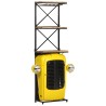 Cave à vin tracteur Jaune 49x31x172 cm Bois de manguier solide 632590632590