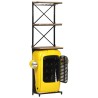 Cave à vin tracteur Jaune 49x31x172 cm Bois de manguier solide 632590632590