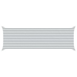 Voile d'ombre Gris clair et blanc 6 x 2 m 632594632594