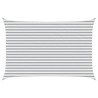Voile d'ombre Gris clair et blanc 4,5 × 3 m 632610632610