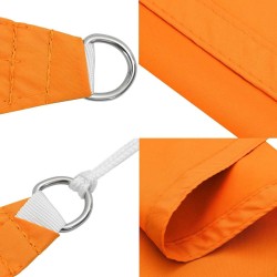 Voile d'ombrage orange 7 x 5 x 5 m 100 % polyester Oxford 632612632612