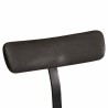 Tabourets de bar lot de 2 noir 49x43x103cm bois manguier massif 632615632615