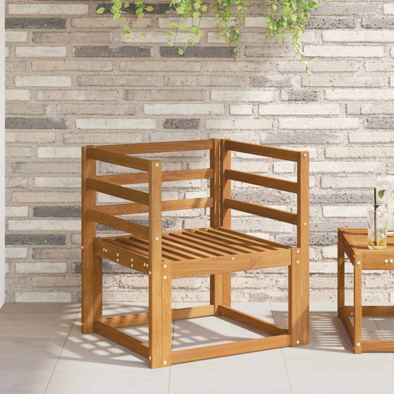 Accoudoir 2 pcs Naturel 59 x 4 x 73 cm Bois d'Acacia Massif 632621632621