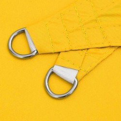 Voile d'ombrage jaune 7 x 5 x 5 m 100 % polyester Oxford 632622632622
