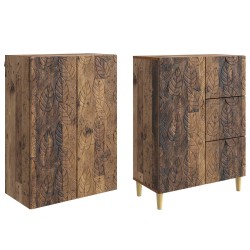 2 pcs Bois ancien 632623632623