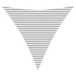 Voile d'ombre Gris clair et blanc 4,5 x 4,5 x 4,5 m 632624632624