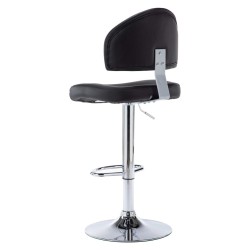 Tabourets de bar lot de 2 noir similicuir 632627632627