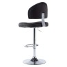 Tabourets de bar lot de 2 noir similicuir 632627632627