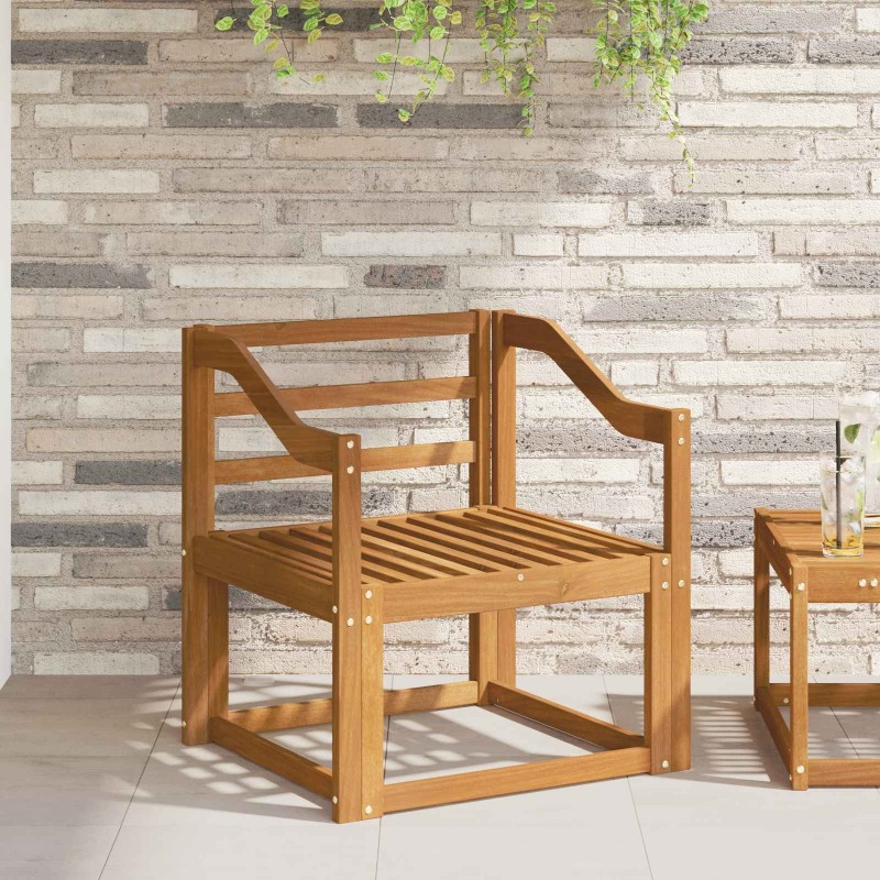 Accoudoir 2 pcs Naturel 59 x 4 x 73 cm Bois d'Acacia Massif 632633632633