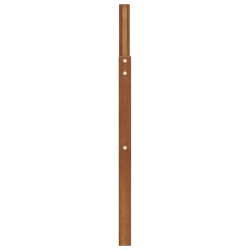 Accoudoir 2 pcs Naturel 59 x 4 x 73 cm Bois d'Acacia Massif 632633632633