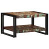 Table basse multicolore 70x50x38 cm bois de récupération massif 632638632638