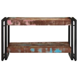 Table basse multicolore 70x50x38 cm bois de récupération massif 632638632638