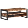 Table basse multicolore 90x50x36 cm bois de récupération massif 632640632640