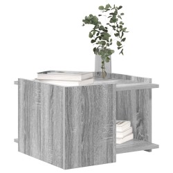 Table basse Sonoma gris 50,5 x 50 x 33 cm Bois d'ingénierie 632649632649