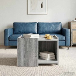 Table basse Sonoma gris 50,5 x 50 x 33 cm Bois d'ingénierie 632649632649