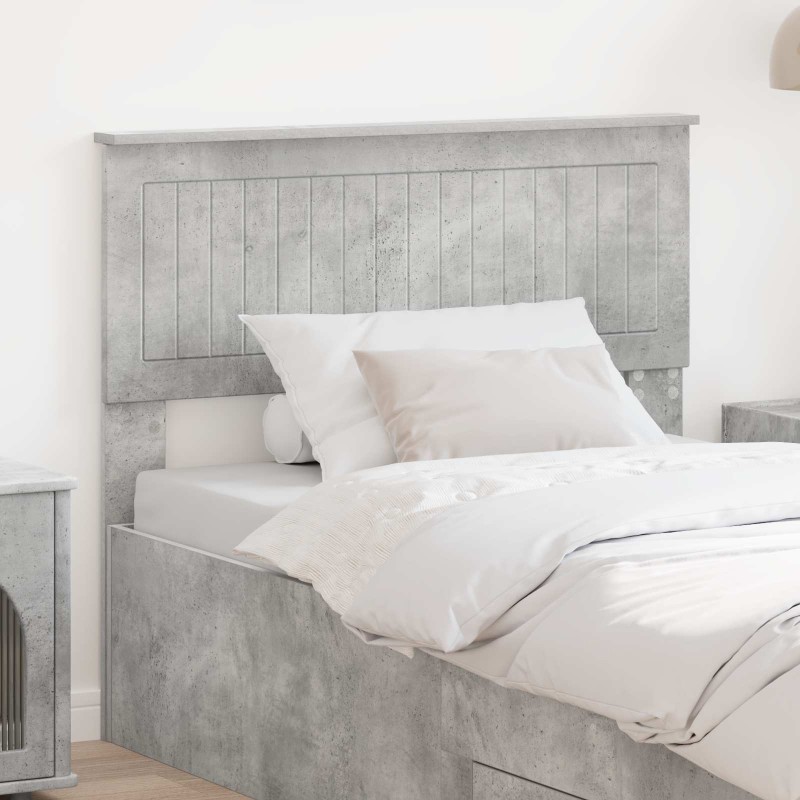 Tête de lit Gris béton Bois d'ingénierie 632652632652