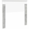 Tête de lit Gris béton Bois d'ingénierie 632652632652