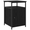 Cabinet de chevet avec tiroir Chêne noir Bois d'ingénierie 632653632653