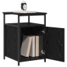 Cabinet de chevet avec tiroir Chêne noir Bois d'ingénierie 632653632653