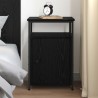 Cabinet de chevet avec tiroir Chêne noir Bois d'ingénierie 632653632653