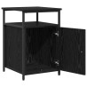 Cabinet de chevet avec tiroir Chêne noir Bois d'ingénierie 632653632653