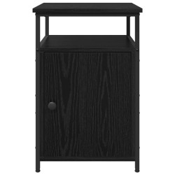 Cabinet de chevet avec tiroir Chêne noir Bois d'ingénierie 632653632653