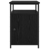 Cabinet de chevet avec tiroir Chêne noir Bois d'ingénierie 632653632653