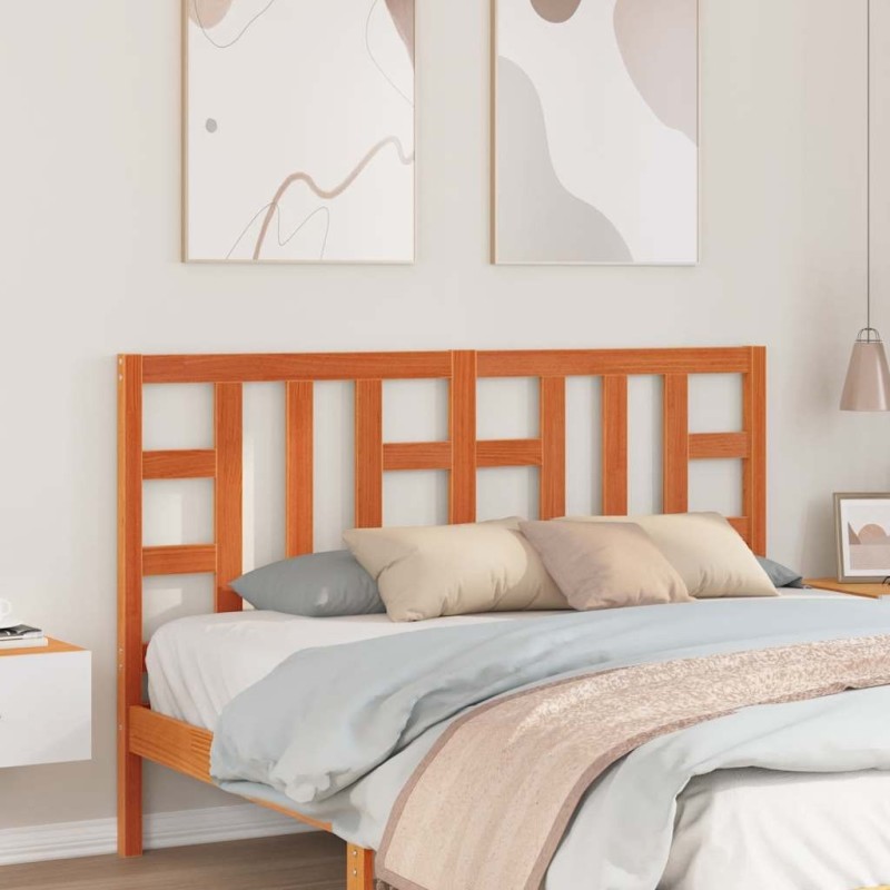 Tête de lit cire marron 150 cm bois massif de pin 632661632661