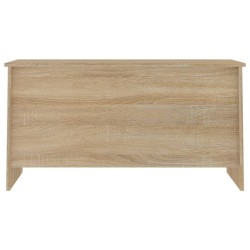 Table basse chêne sonoma 102x55,5x52,5 cm bois d'ingénierie 632663632663