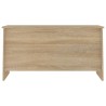 Table basse chêne sonoma 102x55,5x52,5 cm bois d'ingénierie 632663632663