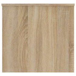Table basse chêne sonoma 102x55,5x52,5 cm bois d'ingénierie 632663632663