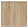 Table basse chêne sonoma 102x55,5x52,5 cm bois d'ingénierie 632663632663