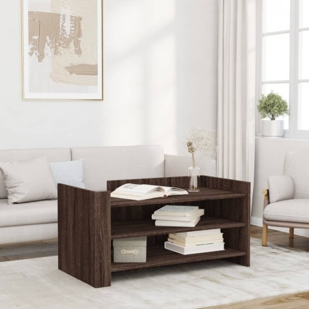 Table basse chêne marron 100x50x50 cm bois d'ingénierie 632664632664