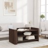 Table basse chêne marron 100x50x50 cm bois d'ingénierie 632664632664