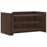 Table basse chêne marron 100x50x50 cm bois d'ingénierie 632664632664