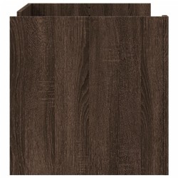 Table basse chêne marron 100x50x50 cm bois d'ingénierie 632664632664