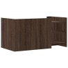Table basse chêne marron 100x50x50 cm bois d'ingénierie 632664632664