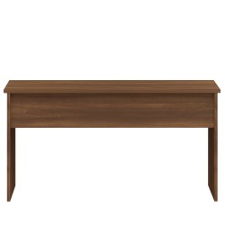 Table basse Chêne marron 102x50,5x52,5 cm Bois d'ingénierie 632665632665