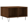 Table basse Chêne marron 60x50x36,5 cm Bois d'ingénierie 632666632666